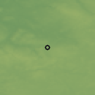 Shaded relief of the 48 km around Barwice, drawn from the GMTED2010 grid