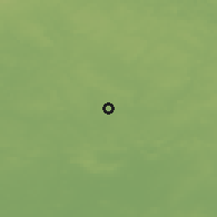 Shaded relief of the 48 km around Działdowo, drawn from the GMTED2010 grid