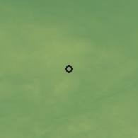 Shaded relief of the 48 km around Górowo Iławeckie, drawn from the GMTED2010 grid