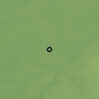 Shaded relief of the 48 km around Iława, drawn from the GMTED2010 grid