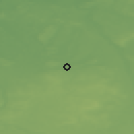 Shaded relief of the 49 km around Jasień, drawn from the GMTED2010 grid