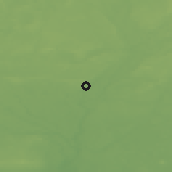Shaded relief of the 48 km around Jastrowie, drawn from the GMTED2010 grid