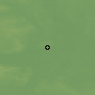 Shaded relief of the 49 km around Kargowa, drawn from the GMTED2010 grid