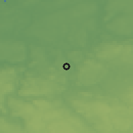 Shaded relief of the 48 km around Kępice, drawn from the GMTED2010 grid