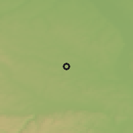 Shaded relief of the 50 km around Kietrz, drawn from the GMTED2010 grid