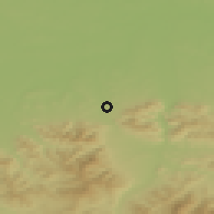 Shaded relief of the 50 km around Bielsko-Biała, drawn from the GMTED2010 grid