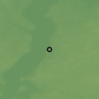 Shaded relief of the 48 km around Kwidzyn, drawn from the GMTED2010 grid