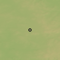 Shaded relief of the 49 km around Łazy, drawn from the GMTED2010 grid