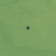Shaded relief of the 48 km around Lipno, drawn from the GMTED2010 grid