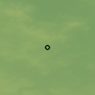 Shaded relief of the 49 km around Lubin, drawn from the GMTED2010 grid