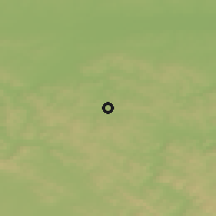 Shaded relief of the 50 km around Błażowa, drawn from the GMTED2010 grid