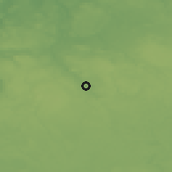 Shaded relief of the 48 km around Miastko, drawn from the GMTED2010 grid
