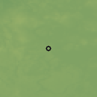 Shaded relief of the 48 km around Mikołajki, drawn from the GMTED2010 grid