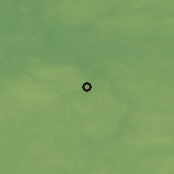 Shaded relief of the 48 km around Miłakowo, drawn from the GMTED2010 grid