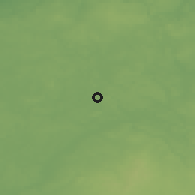 Shaded relief of the 48 km around Miłomłyn, drawn from the GMTED2010 grid