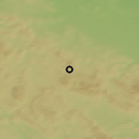 Shaded relief of the 49 km around Boguszów-Gorce, drawn from the GMTED2010 grid