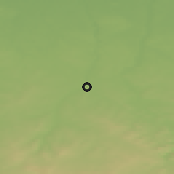Shaded relief of the 49 km around Nowogrodziec, drawn from the GMTED2010 grid