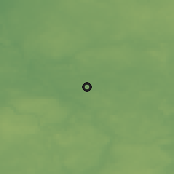 Shaded relief of the 48 km around Orneta, drawn from the GMTED2010 grid