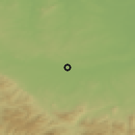 Shaded relief of the 49 km around Otmuchów, drawn from the GMTED2010 grid