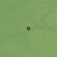 Shaded relief of the 48 km around Brodnica, drawn from the GMTED2010 grid