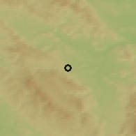 Shaded relief of the 49 km around Polanica-Zdrój, drawn from the GMTED2010 grid