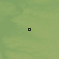 Shaded relief of the 49 km around Poniatowa, drawn from the GMTED2010 grid
