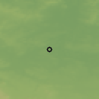 Shaded relief of the 49 km around Prochowice, drawn from the GMTED2010 grid