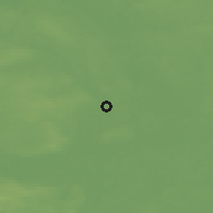 Shaded relief of the 49 km around Babimost, drawn from the GMTED2010 grid
