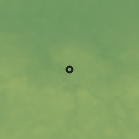 Shaded relief of the 48 km around Reszel, drawn from the GMTED2010 grid