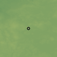 Shaded relief of the 48 km around Ryn, drawn from the GMTED2010 grid