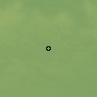 Shaded relief of the 48 km around Sejny, drawn from the GMTED2010 grid