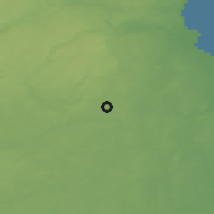 Shaded relief of the 48 km around Skarszewy, drawn from the GMTED2010 grid