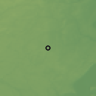 Shaded relief of the 48 km around Skórcz, drawn from the GMTED2010 grid