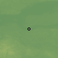 Shaded relief of the 49 km around Skwierzyna, drawn from the GMTED2010 grid