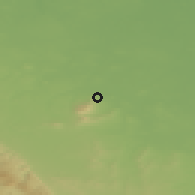 Shaded relief of the 49 km around Sobótka, drawn from the GMTED2010 grid