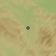 Shaded relief of the 49 km around Bystrzyca Kłodzka, drawn from the GMTED2010 grid