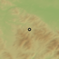 Shaded relief of the 49 km around Stronie Śląskie, drawn from the GMTED2010 grid