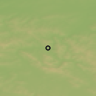 Shaded relief of the 50 km around Strzyżów, drawn from the GMTED2010 grid