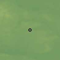 Shaded relief of the 49 km around Świebodzin, drawn from the GMTED2010 grid