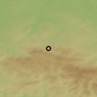 Shaded relief of the 49 km around Świeradów-Zdrój, drawn from the GMTED2010 grid