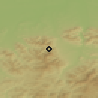 Shaded relief of the 50 km around Szczyrk, drawn from the GMTED2010 grid