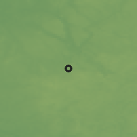 Shaded relief of the 48 km around Węgorzyno, drawn from the GMTED2010 grid
