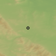 Shaded relief of the 49 km around Ząbkowice Śląskie, drawn from the GMTED2010 grid
