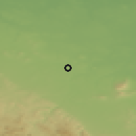 Shaded relief of the 49 km around Żarów, drawn from the GMTED2010 grid