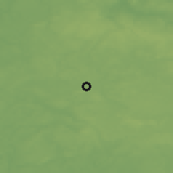 Shaded relief of the 48 km around Złocieniec, drawn from the GMTED2010 grid