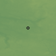Shaded relief of the 48 km around Choszczno, drawn from the GMTED2010 grid