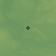 Shaded relief of the 49 km around Cybinka, drawn from the GMTED2010 grid