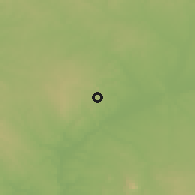 Shaded relief of the 54 km around Elvas, drawn from the GMTED2010 grid