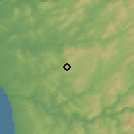 Shaded relief of the 53 km around Seroa, drawn from the GMTED2010 grid