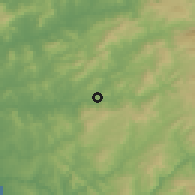 Shaded relief of the 53 km around Aves, drawn from the GMTED2010 grid